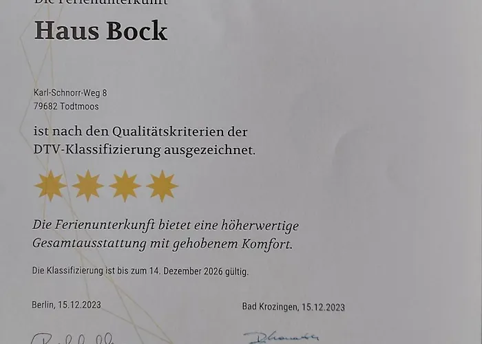 Apartment Haus Bock *